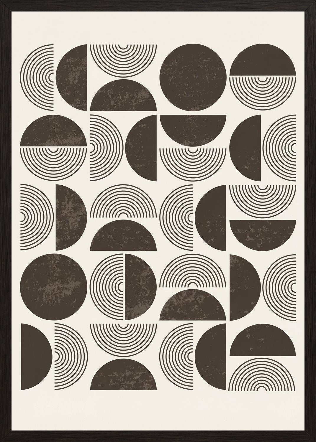 Poster in black frame