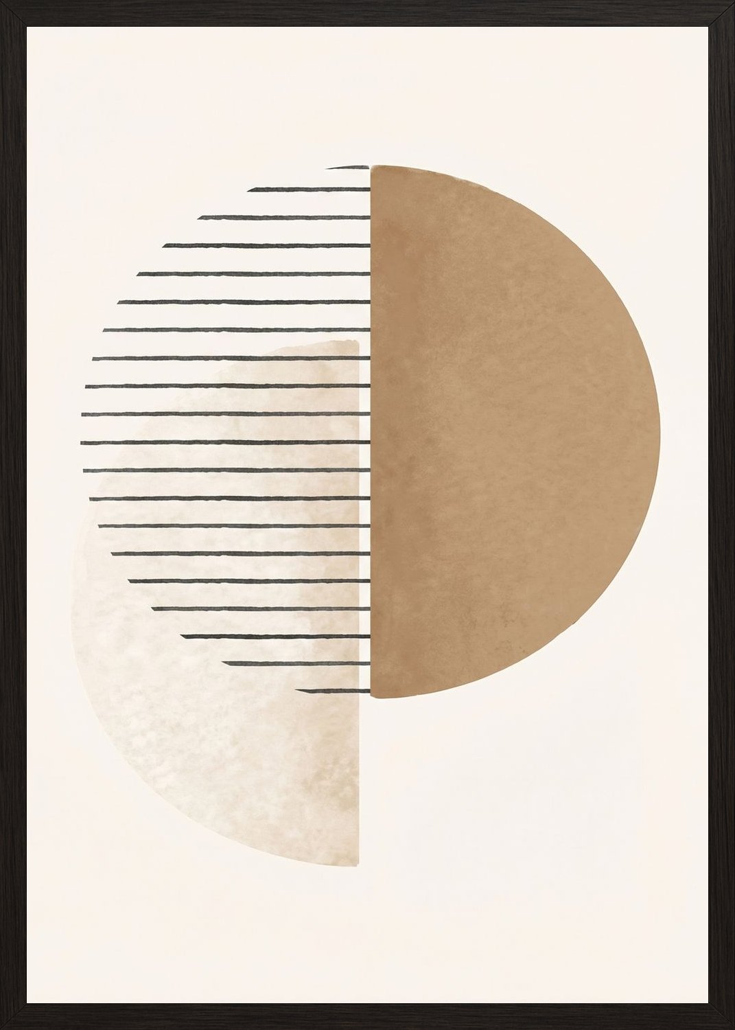 Poster in oak frame