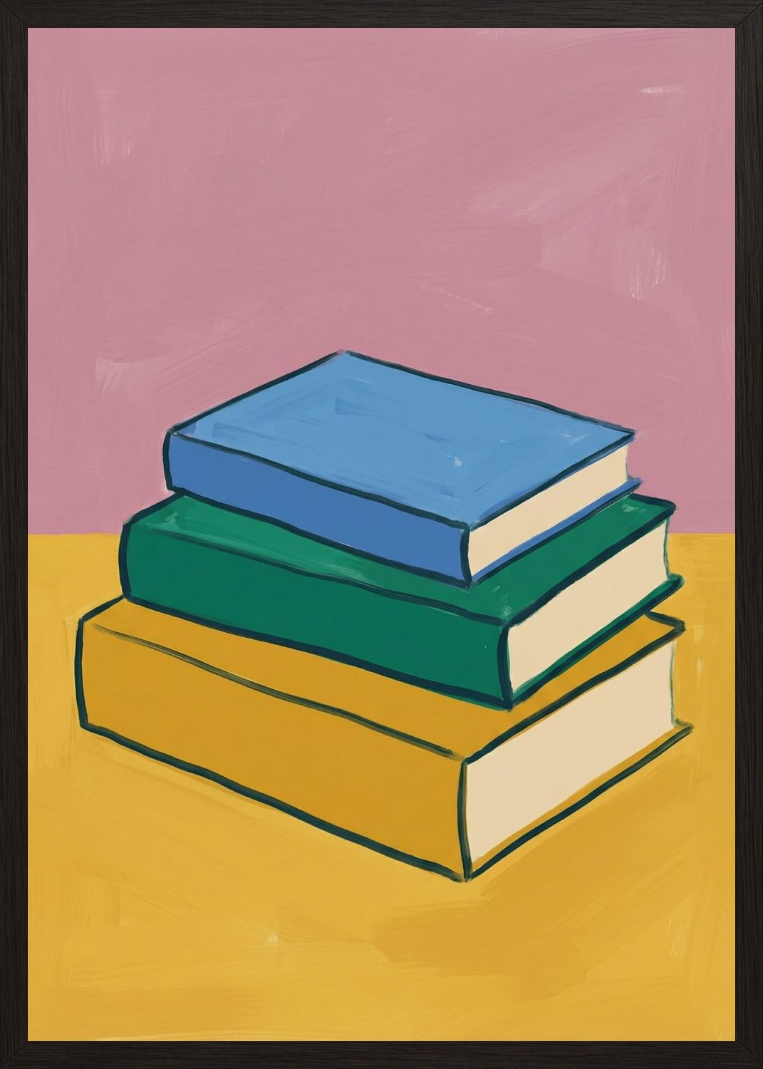 Poster in oak frame