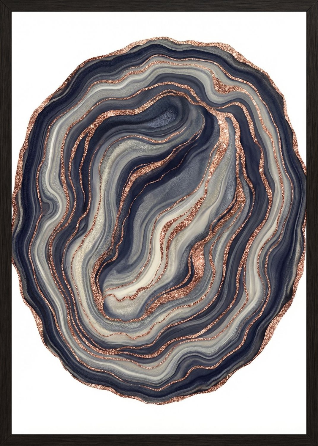 Poster in oak frame
