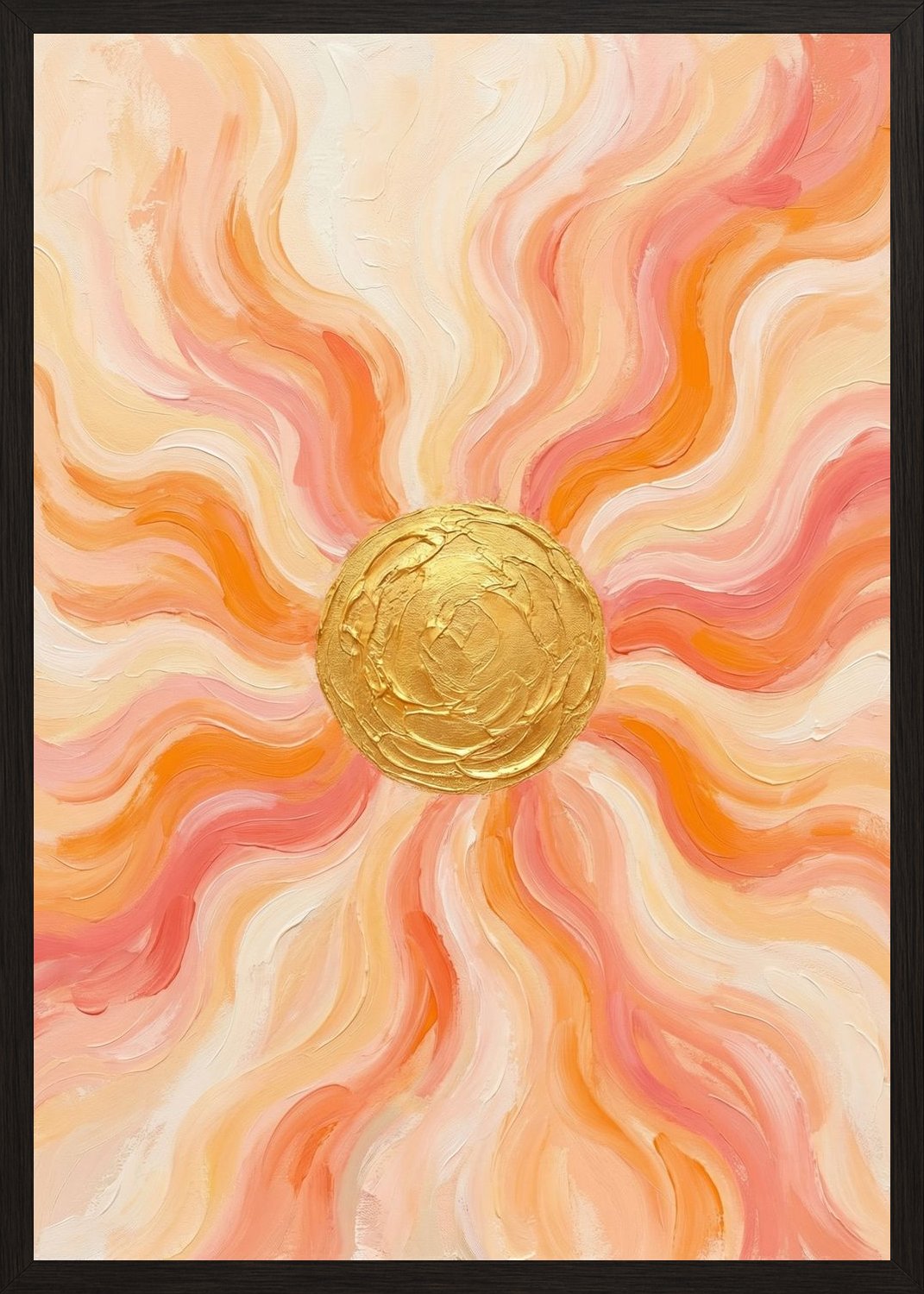 Poster in black frame