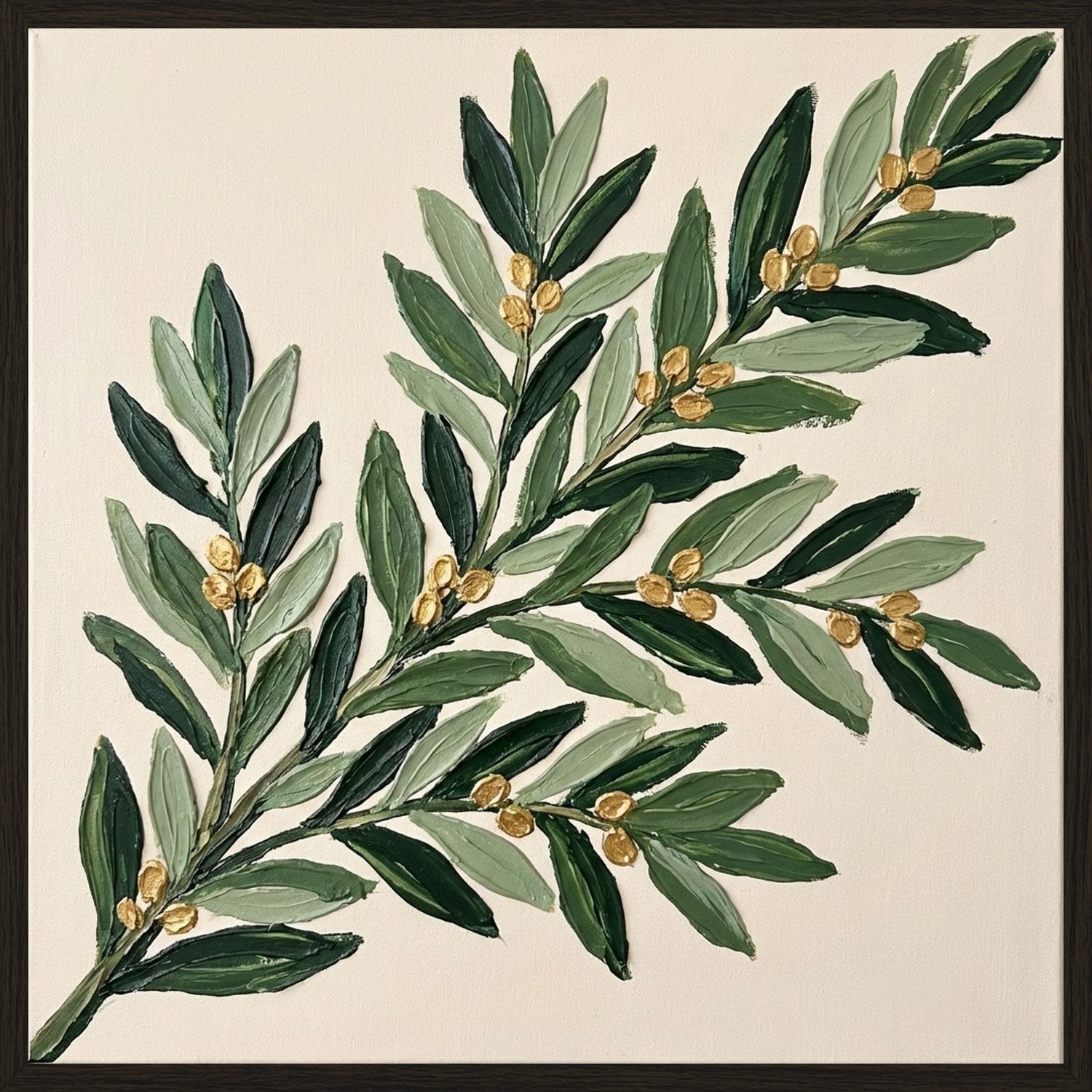 Poster in black frame