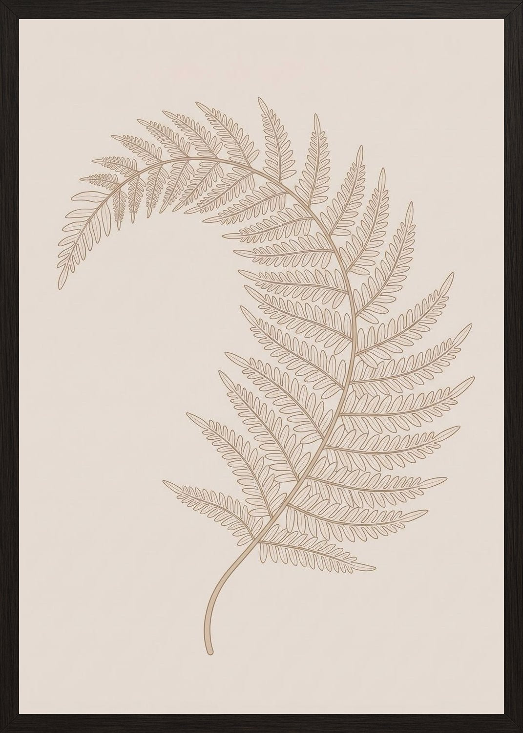 Poster in black frame