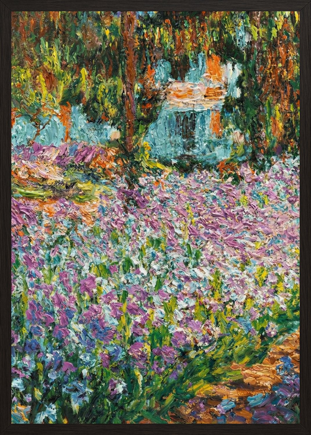 Poster in black frame