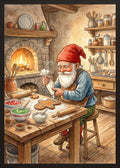 Poster in oak frame