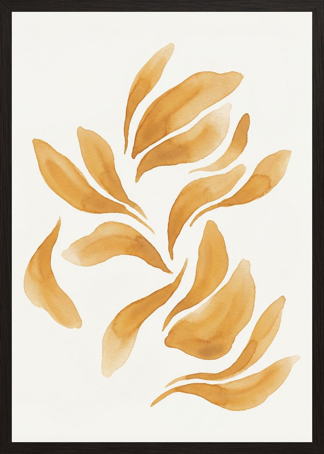 Poster in black frame