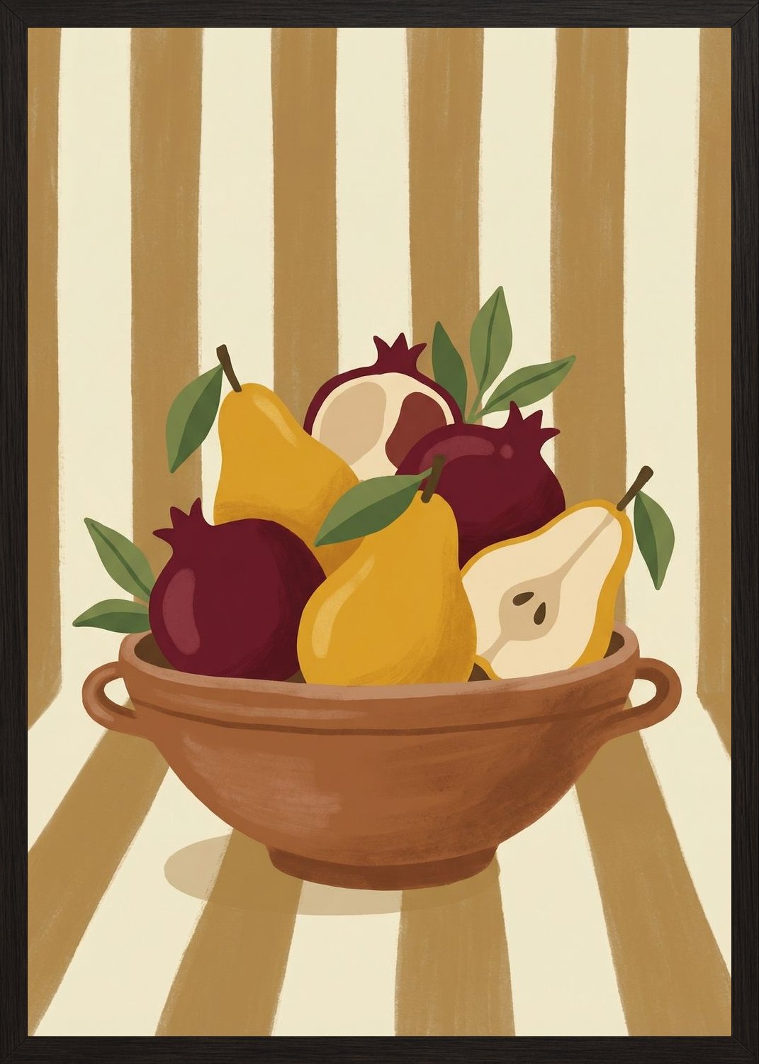 Poster in black frame