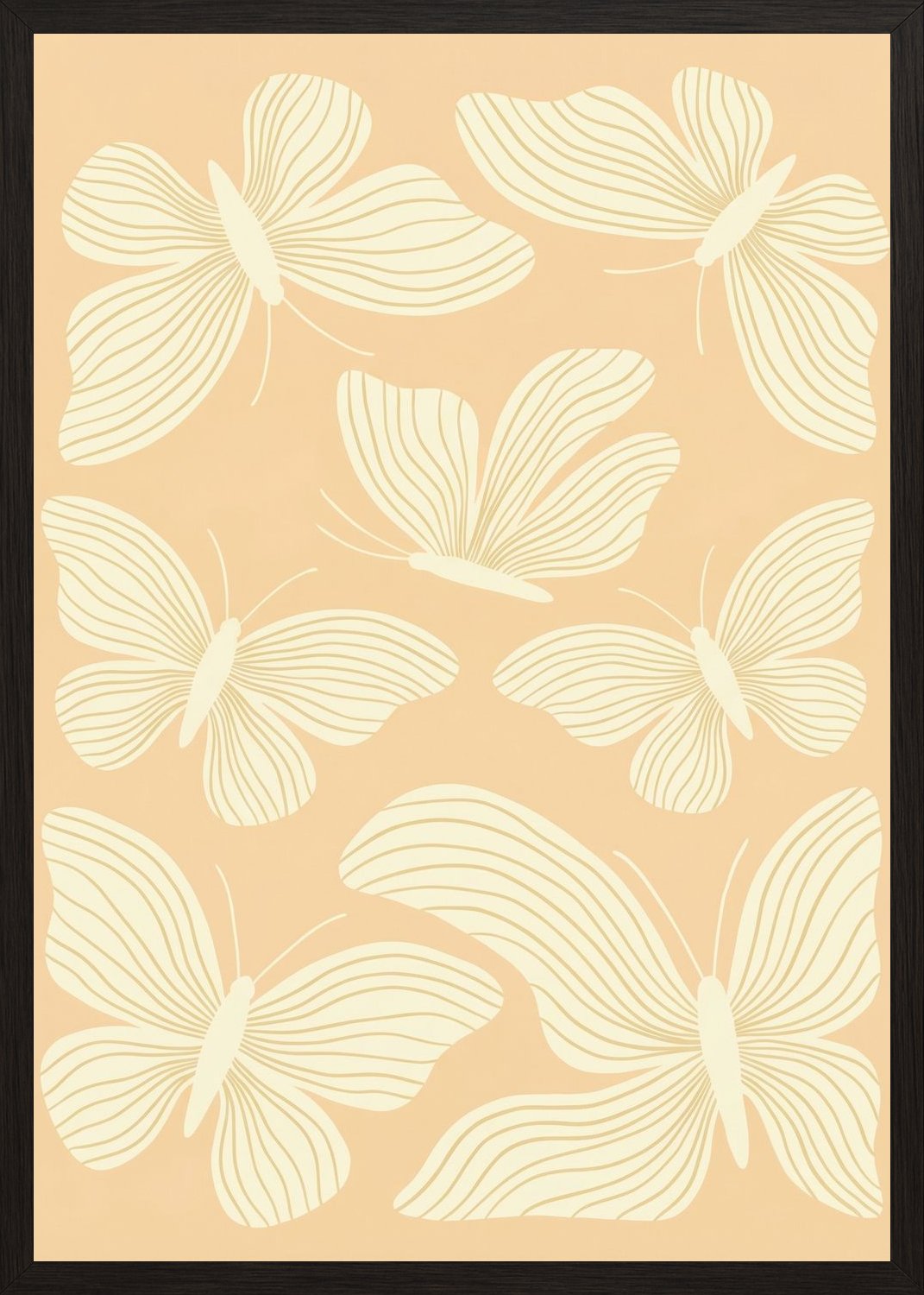 Poster in oak frame
