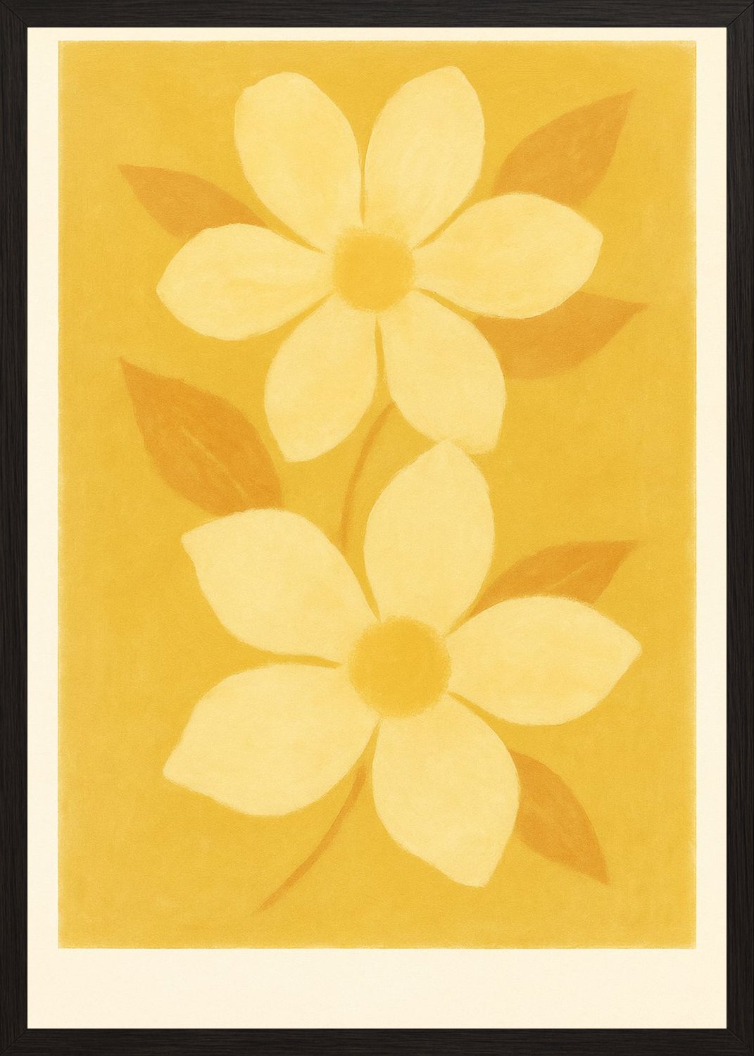 Poster in black frame