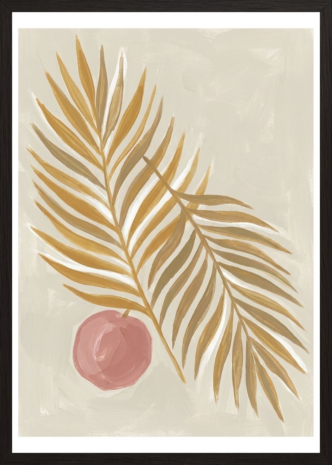 Poster in black frame