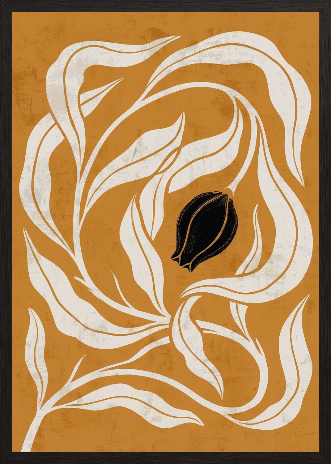 Poster in oak frame