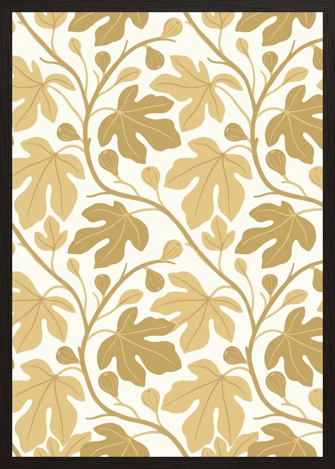 Poster in black frame