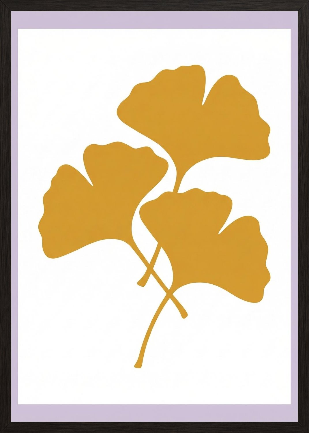 Poster in oak frame