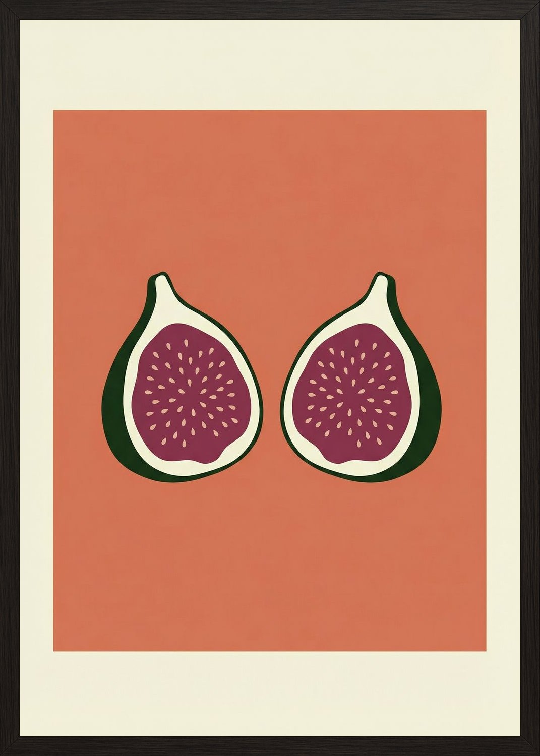 Poster in black frame