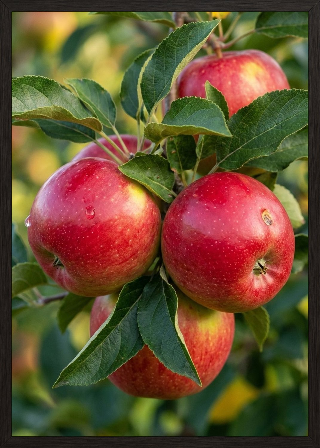 Poster in black frame