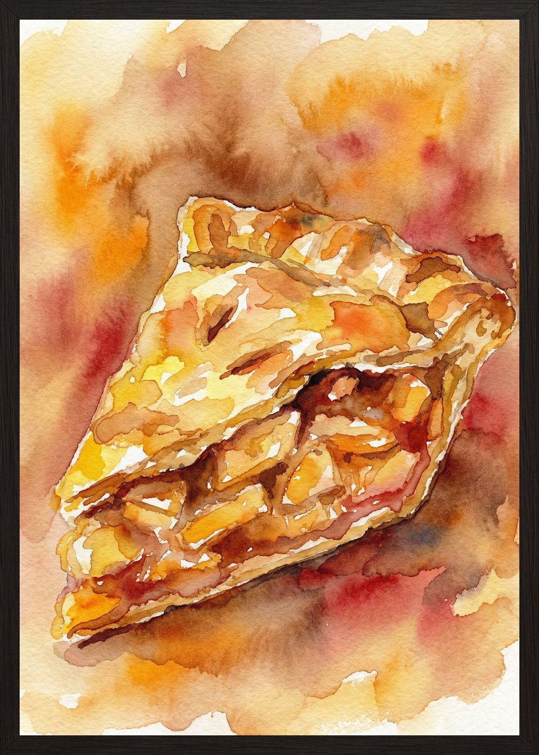 Poster in black frame