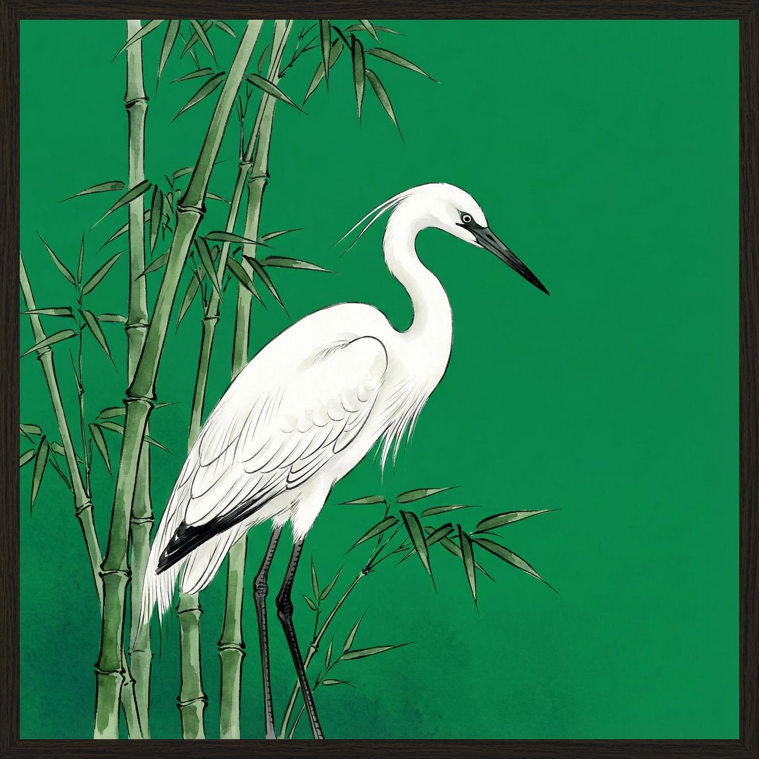 Poster in black frame