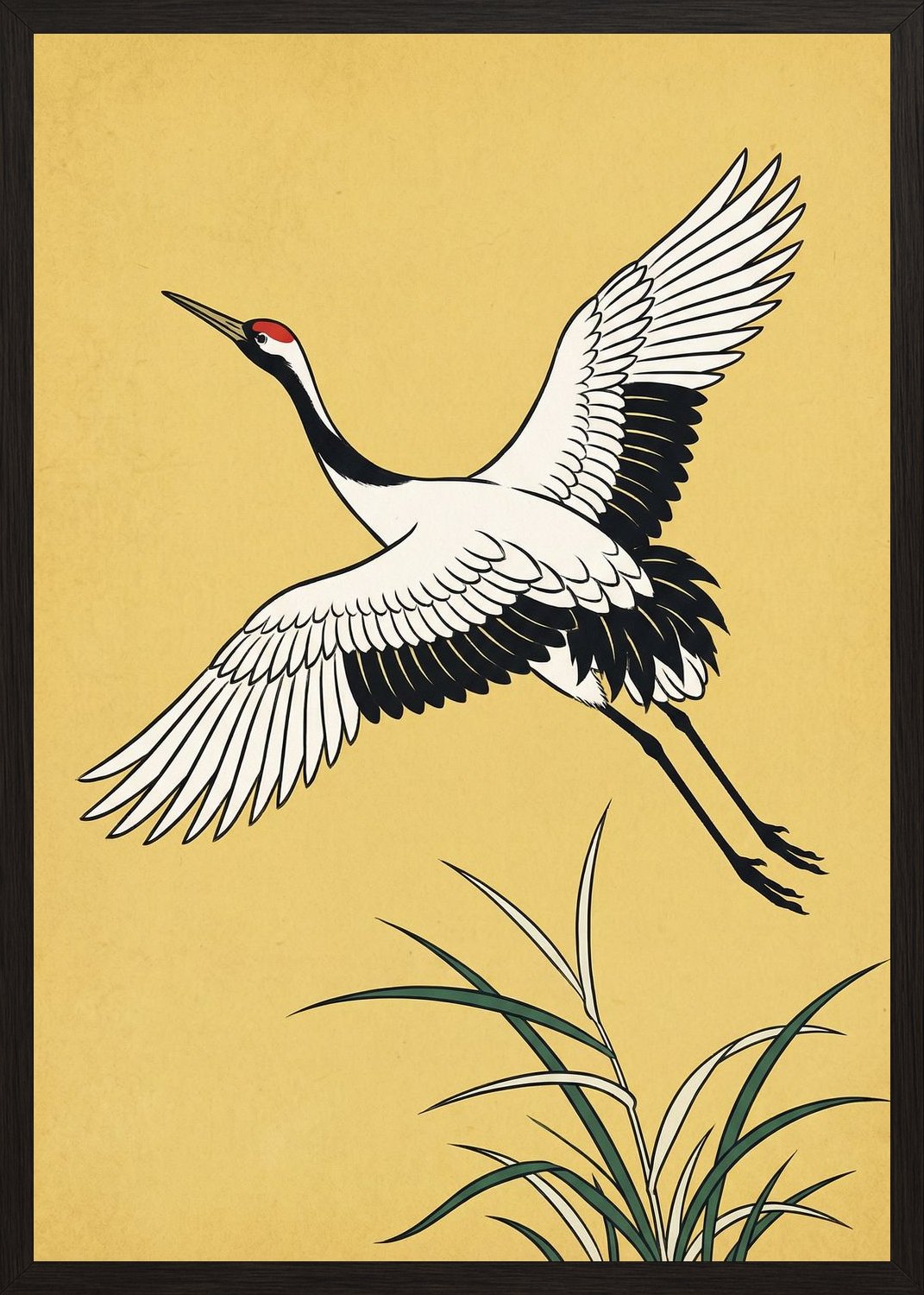 Poster in black frame