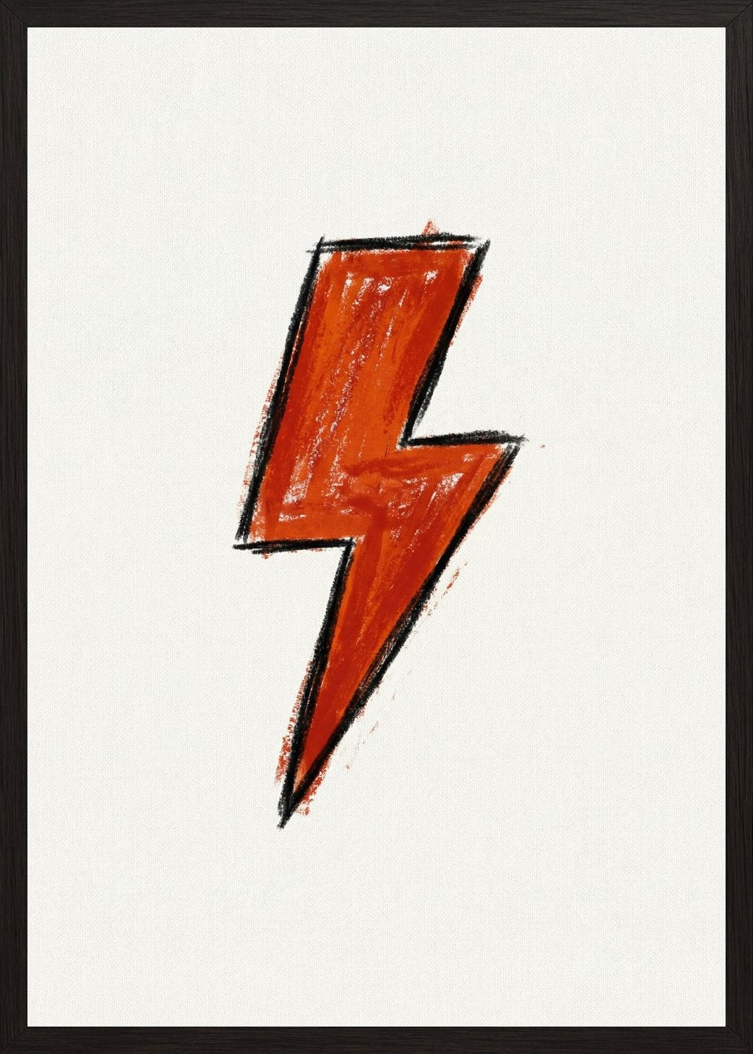 Poster in black frame