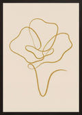 Poster in black frame