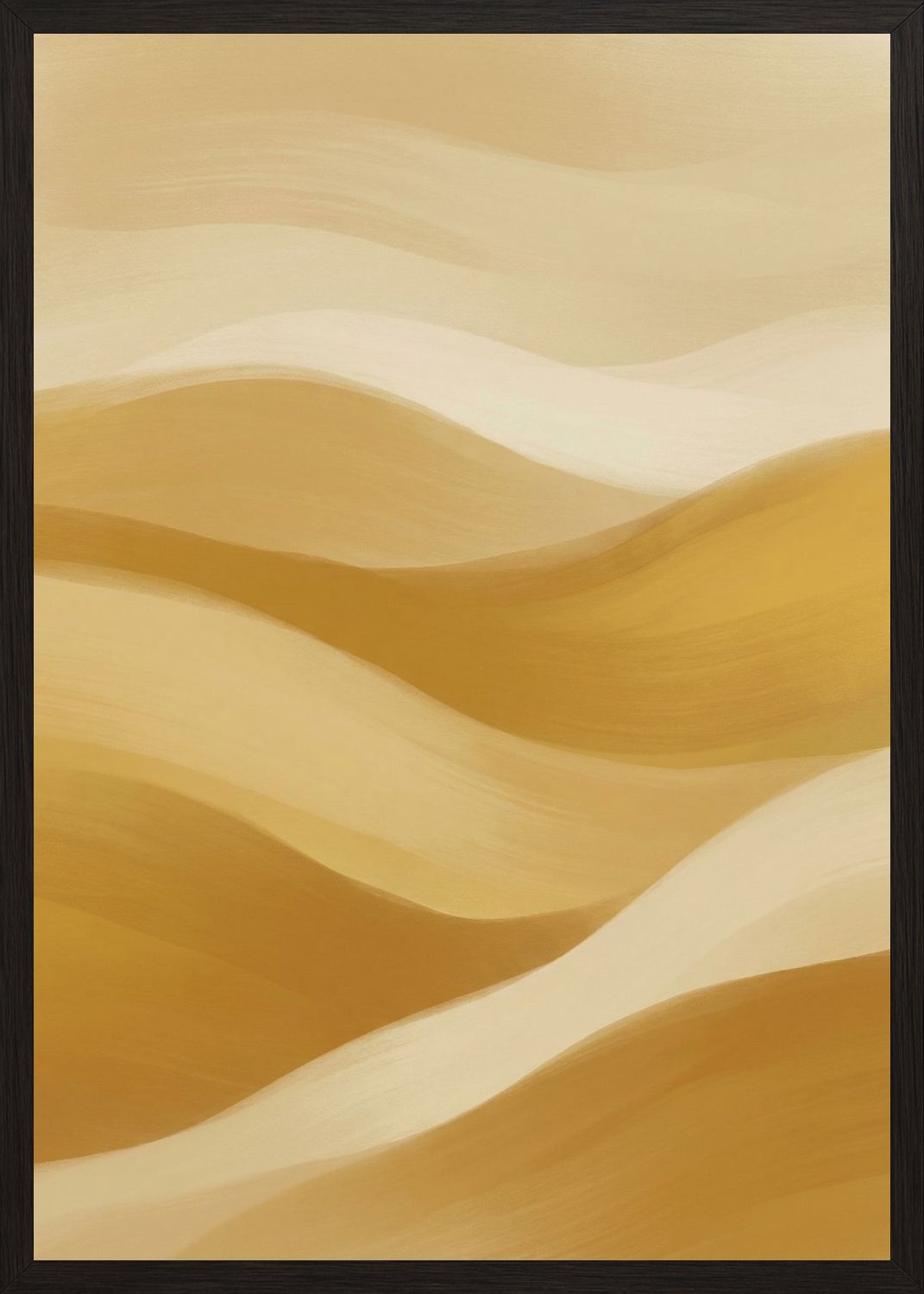 Poster in black frame