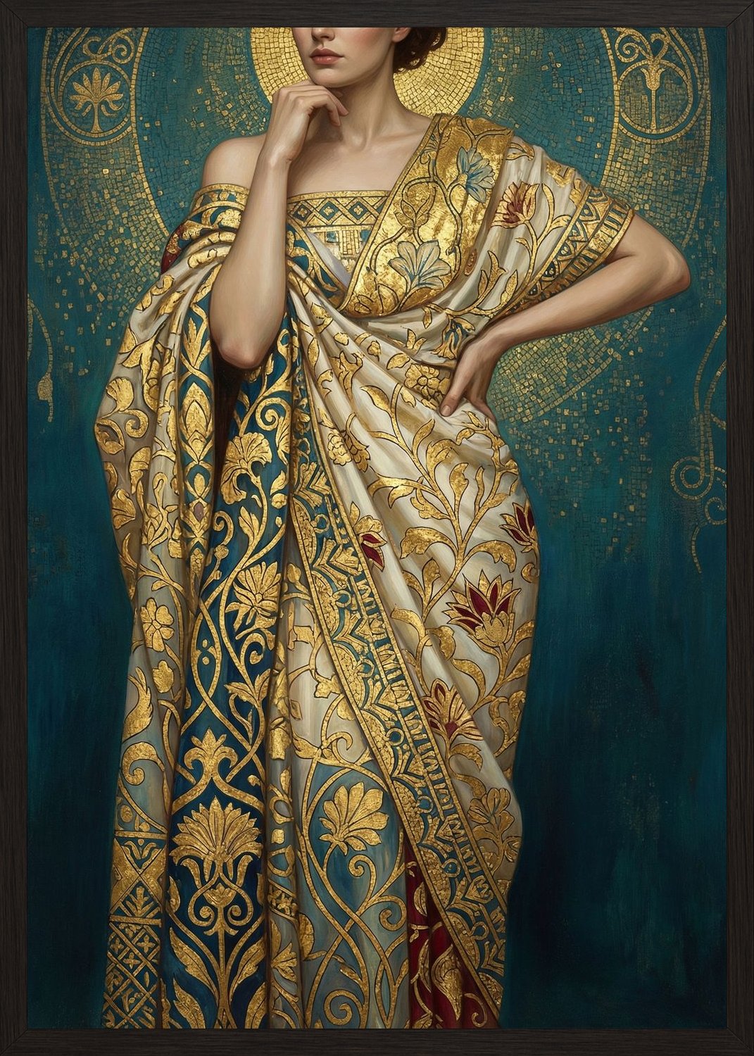 Poster in black frame