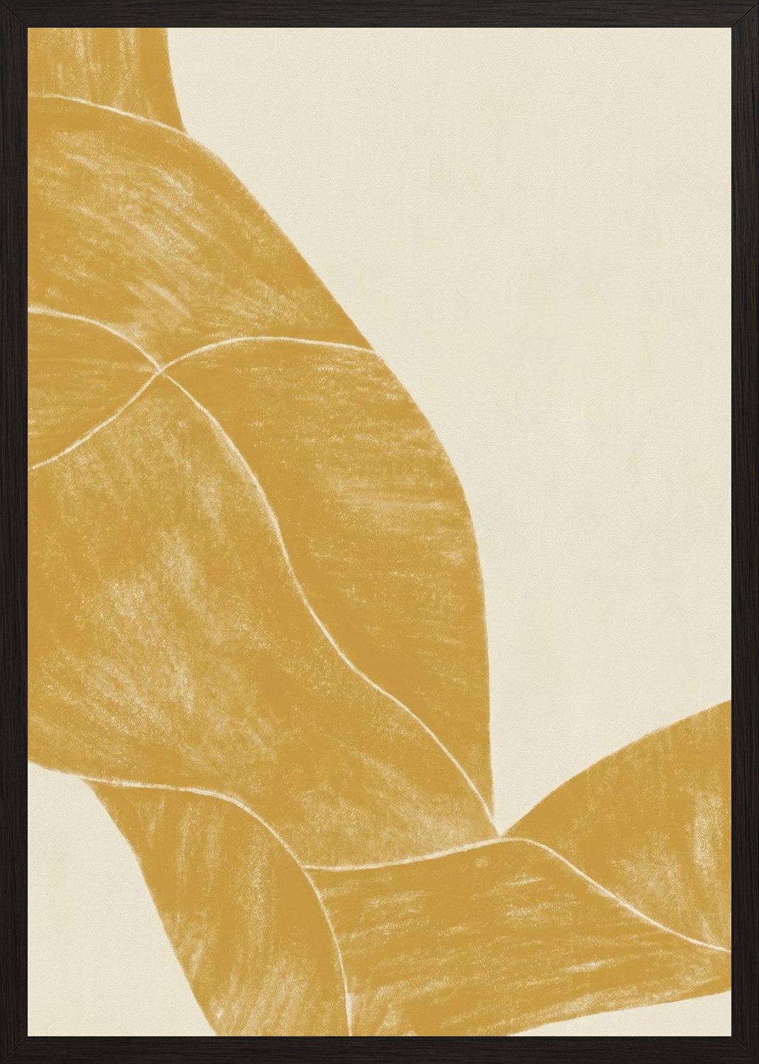 Poster in oak frame