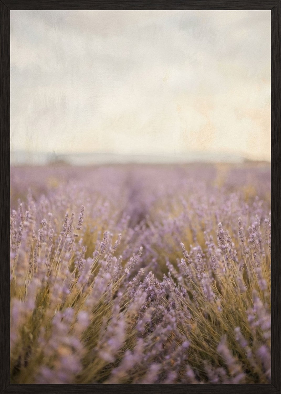 Poster in black frame