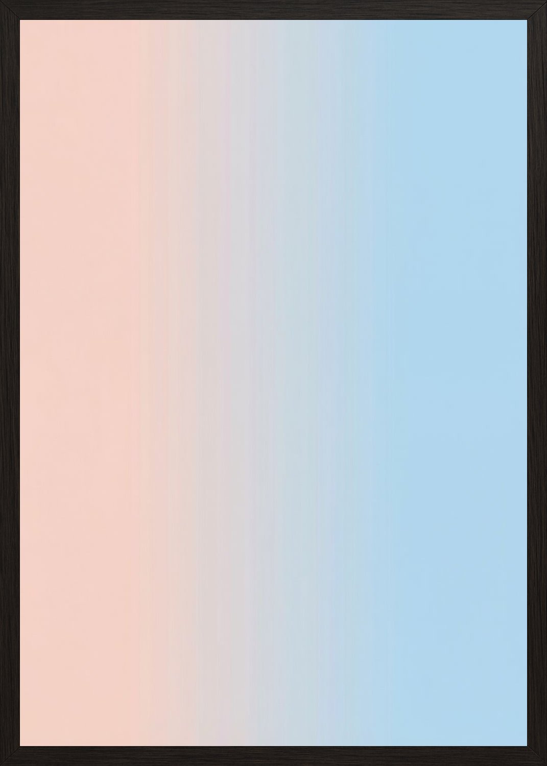 Poster in black frame