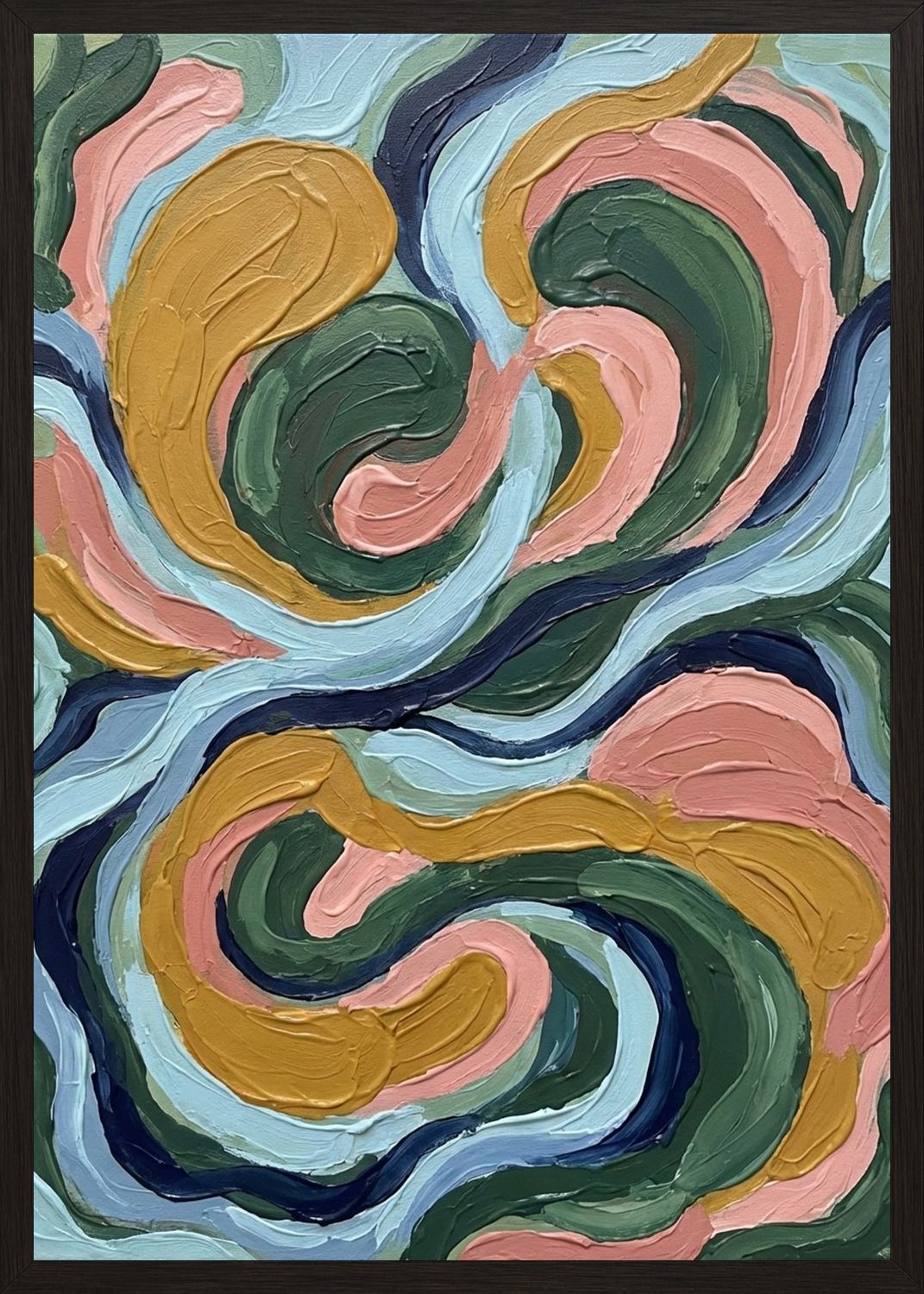 Poster in black frame