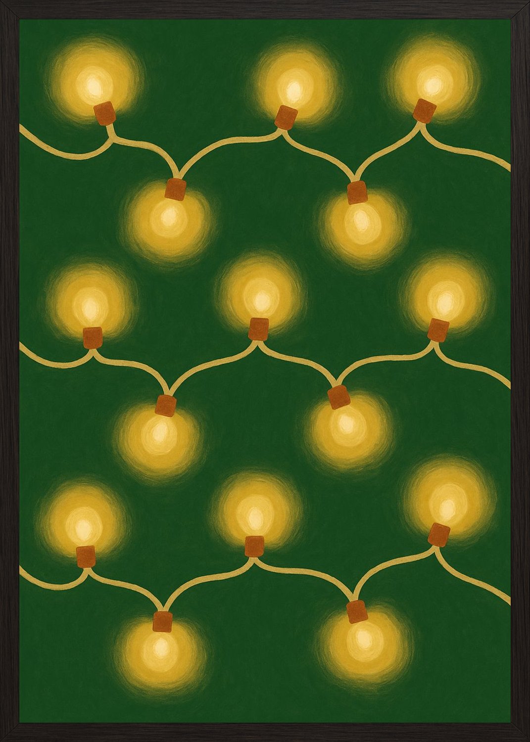 Poster in black frame