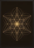 Poster in black frame
