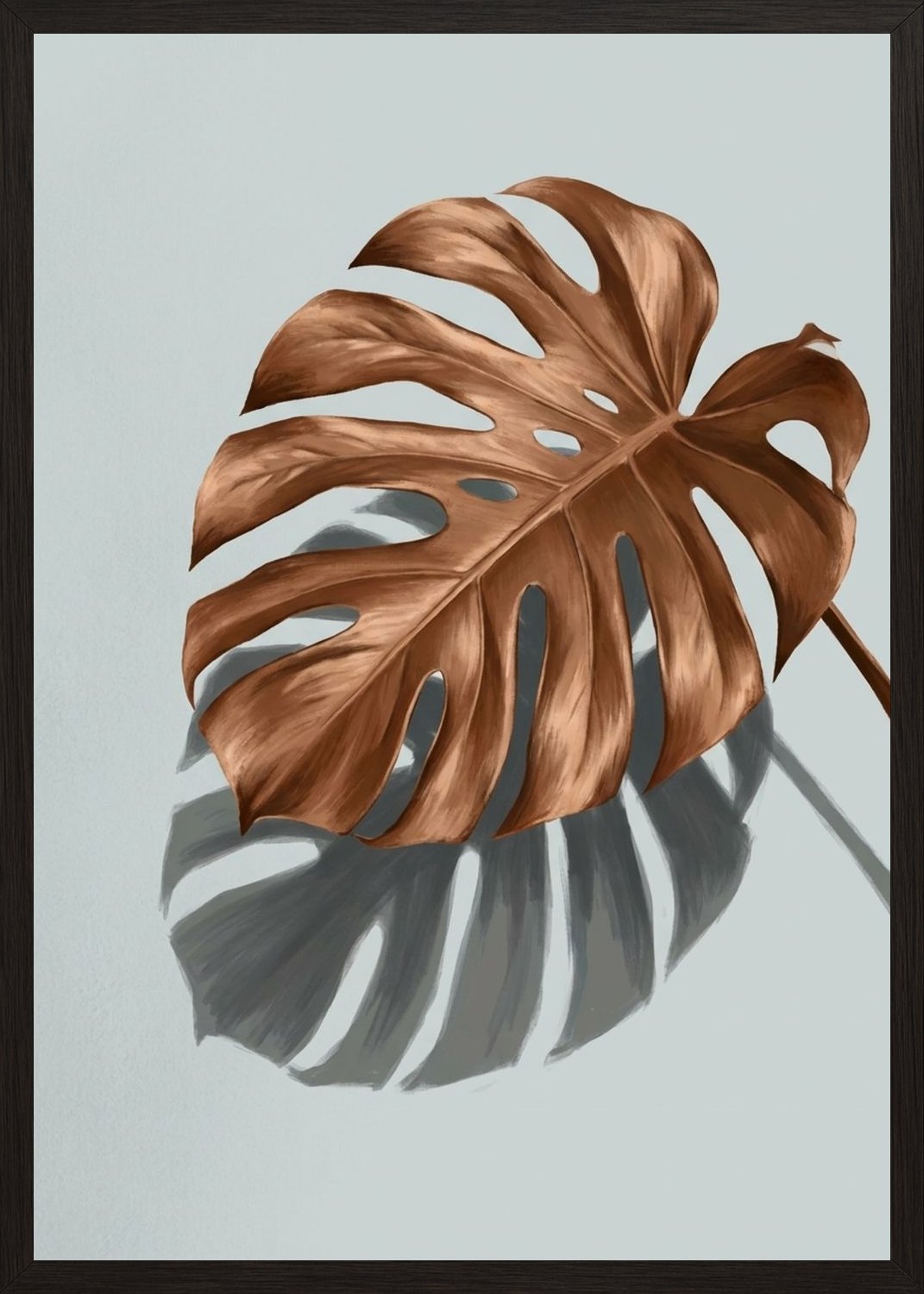 Poster in black frame