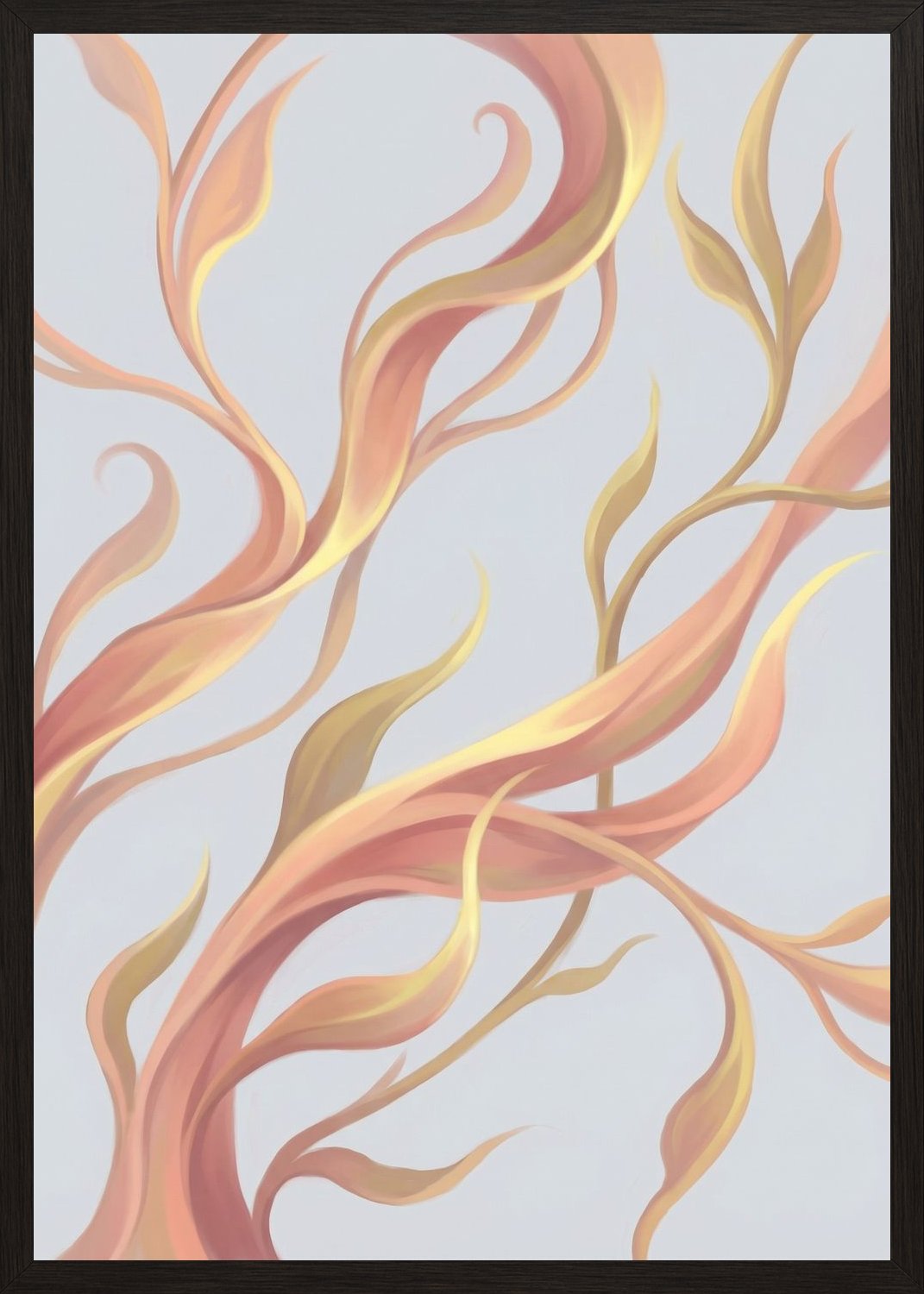 Poster in black frame