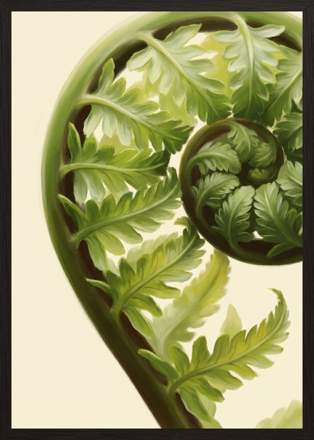 Poster in black frame