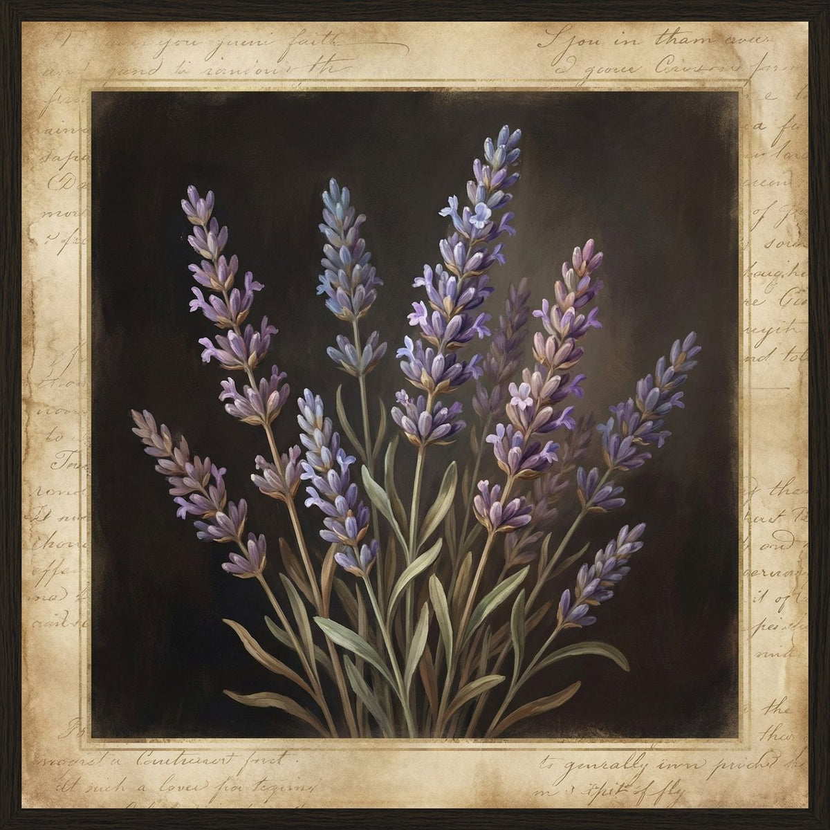Poster in oak frame