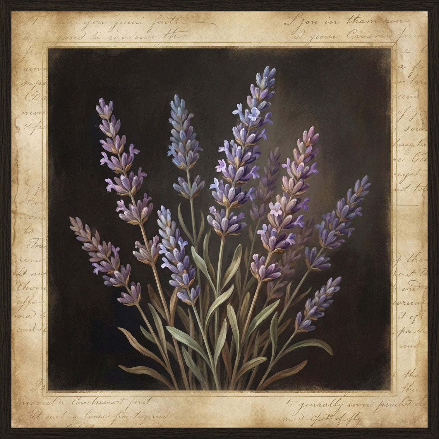 Poster in oak frame