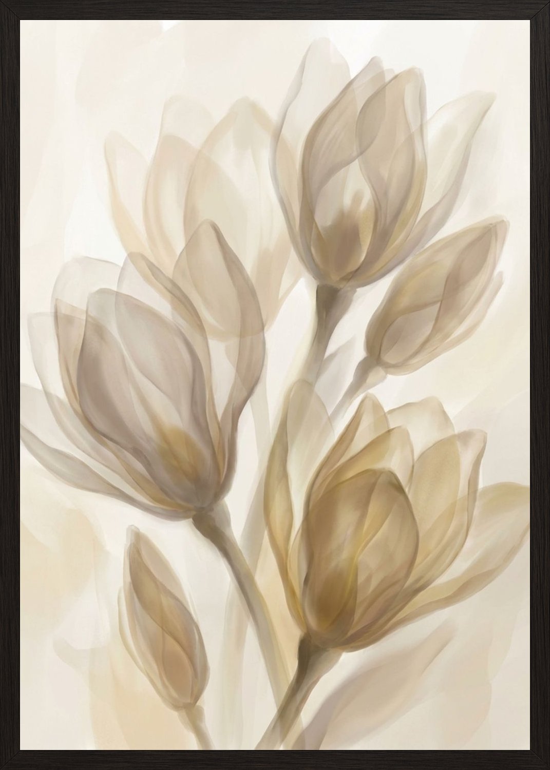 Poster in black frame