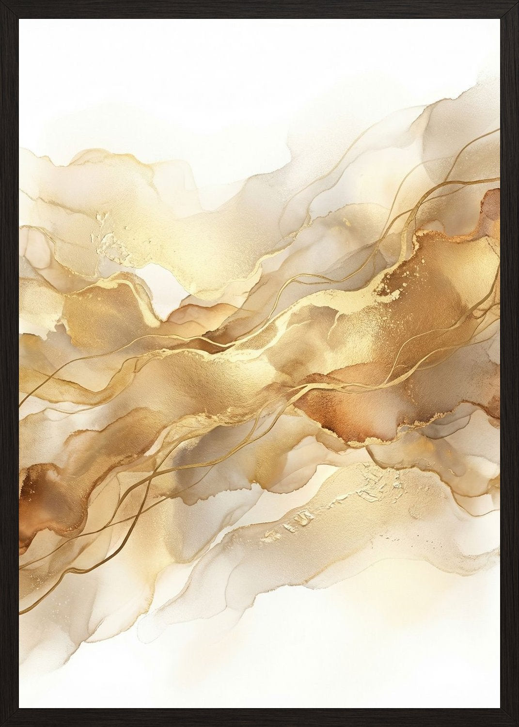 Poster in black frame