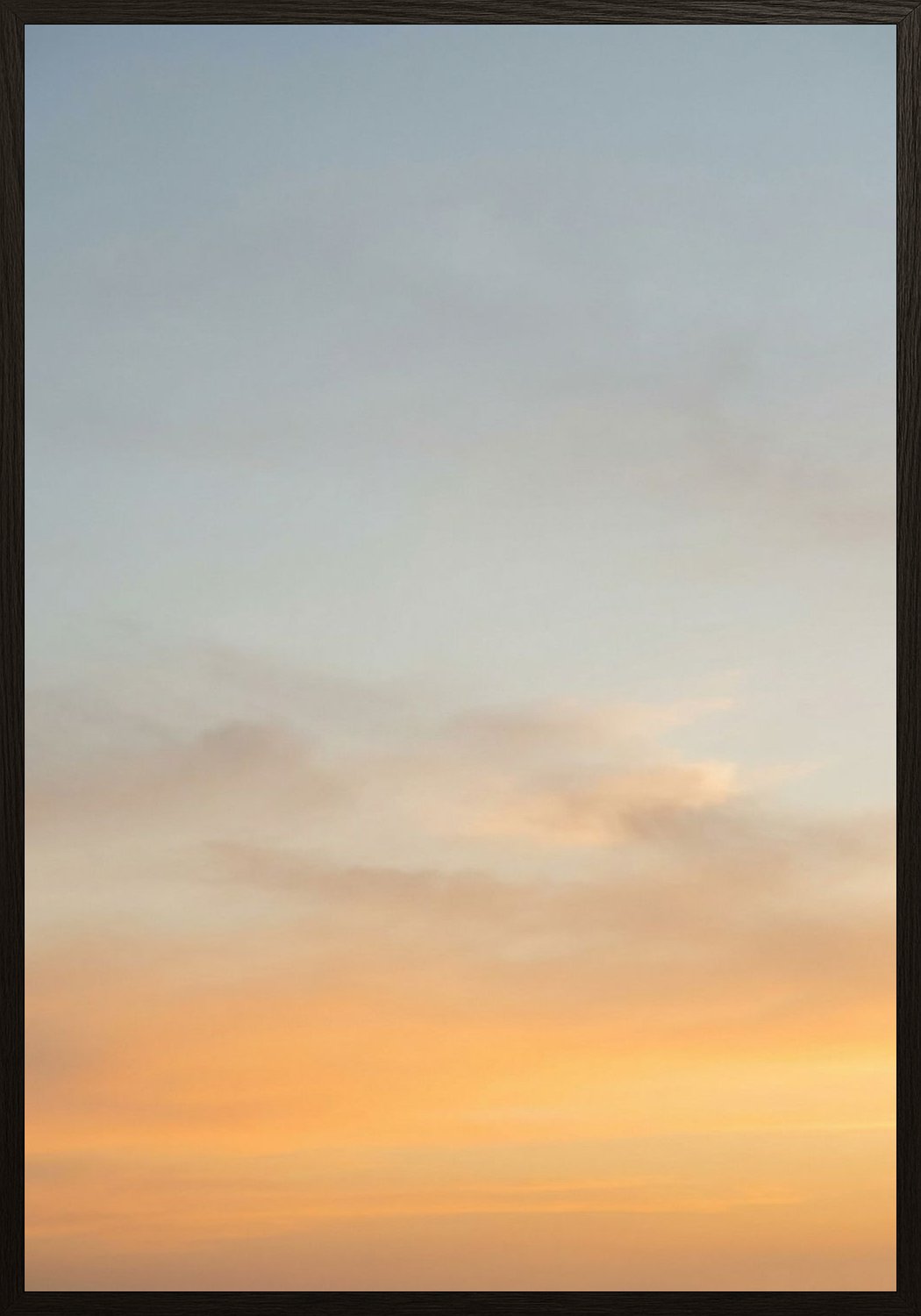 Poster in black frame