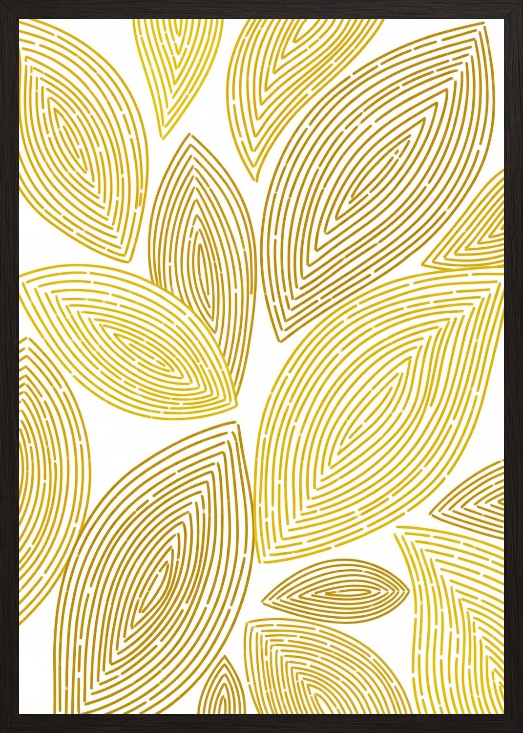 Poster in oak frame
