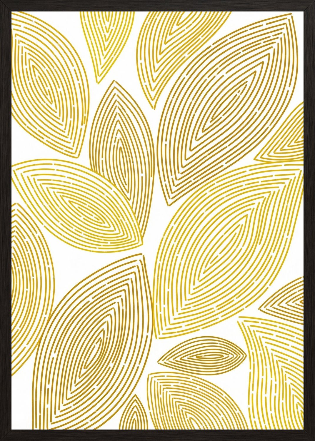 Poster in black frame