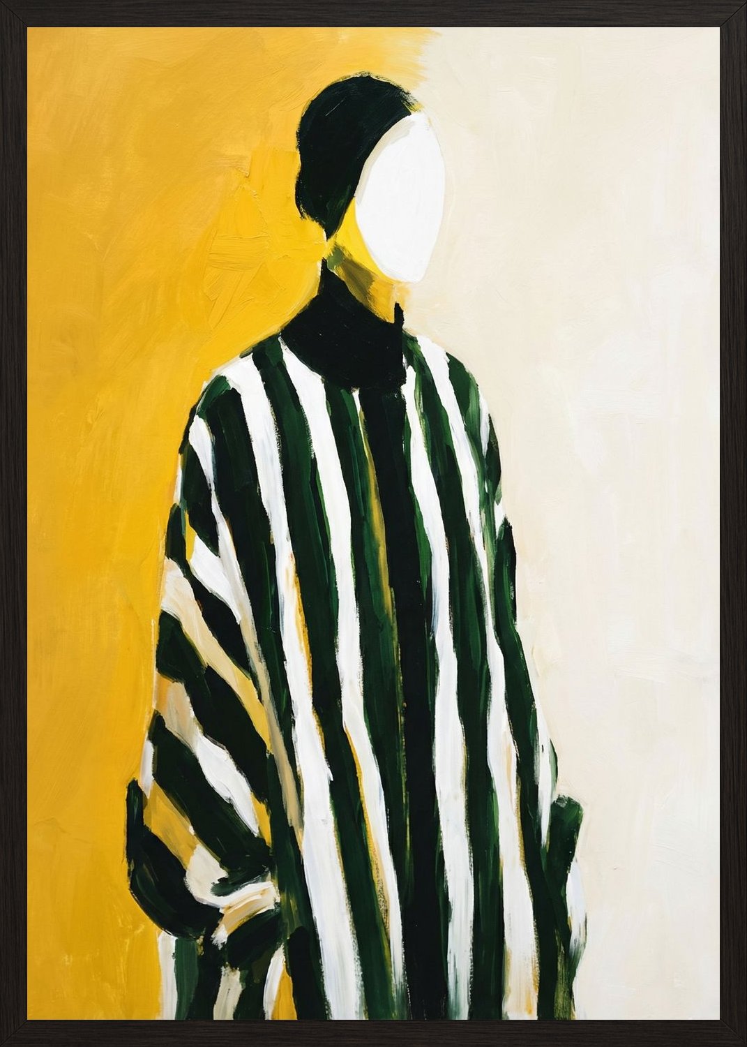 Poster in black frame