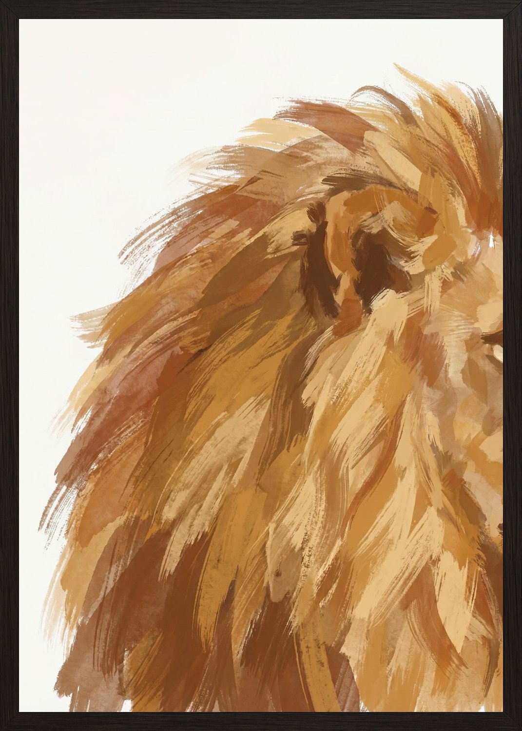 Poster in black frame