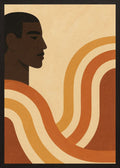 Poster in black frame