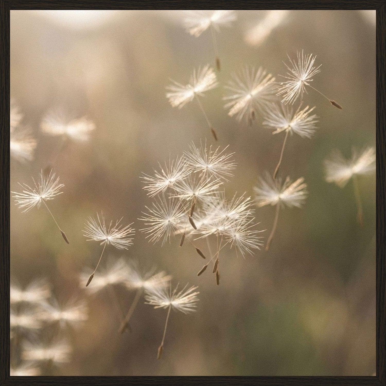 Poster in black frame