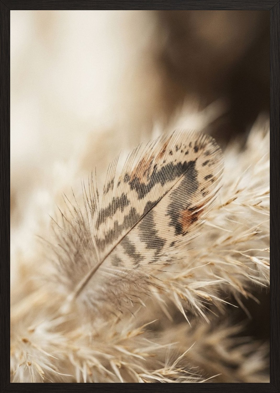 Poster in black frame