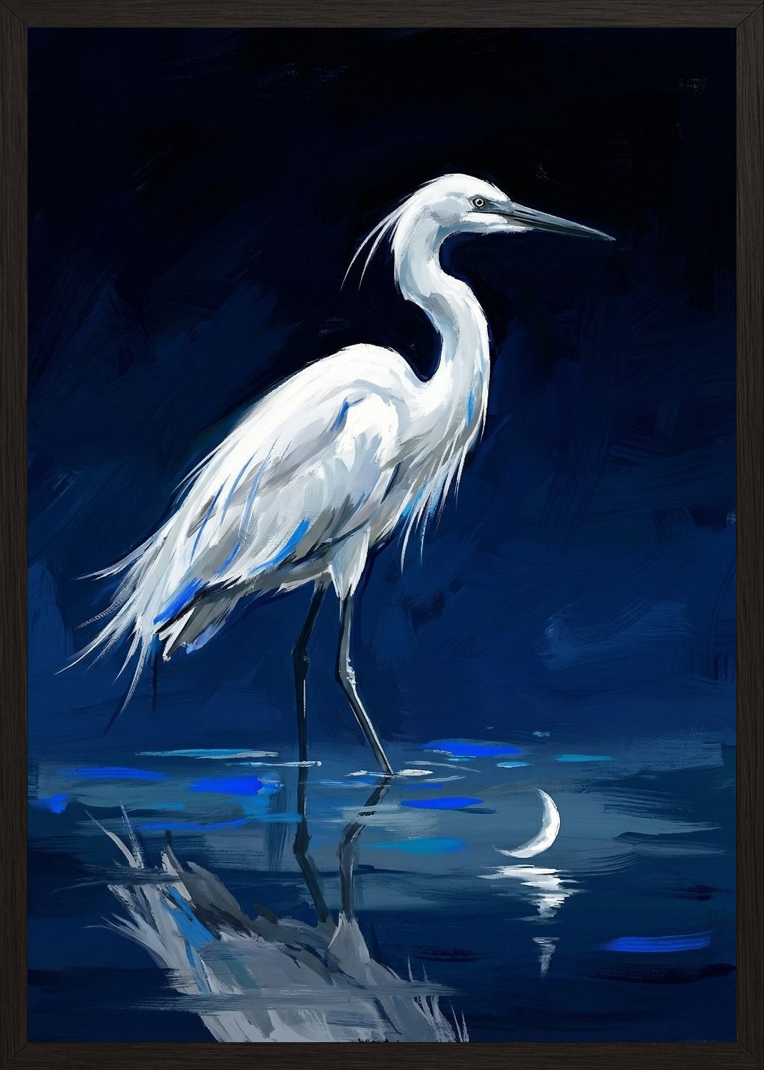 Poster in black frame