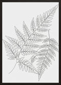 Poster in black frame