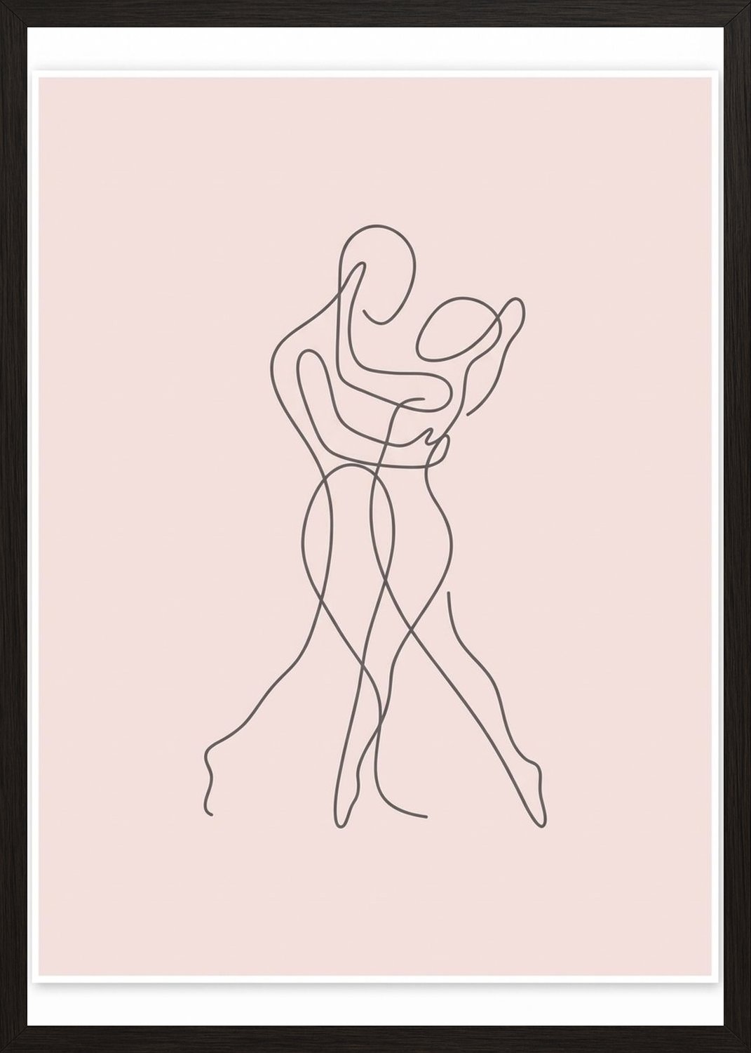 Poster in black frame